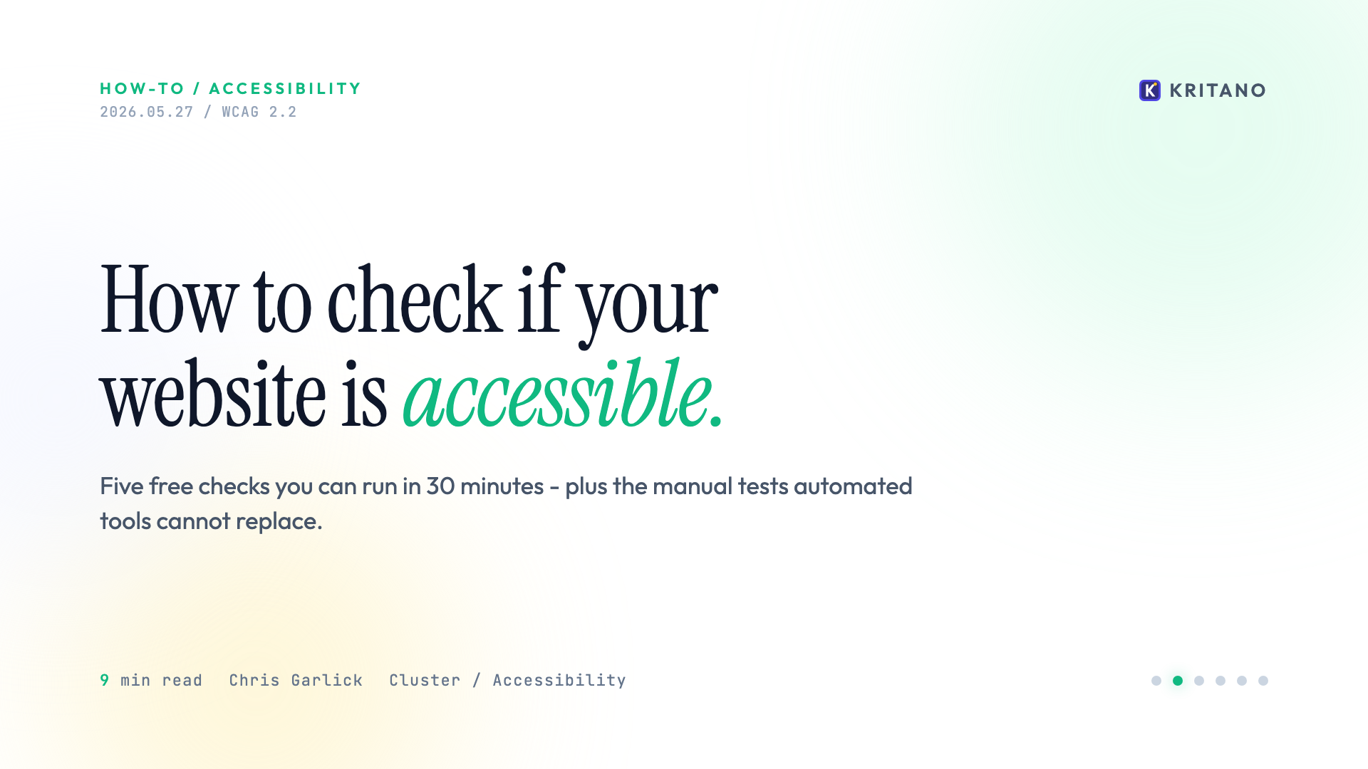 Featured image for How to Check If Your Website Is Accessible (Free + Paid)