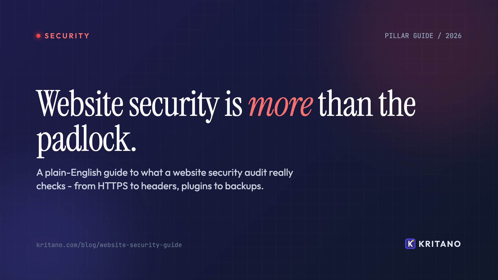 Featured image for Website Security Audit: A Plain-English Guide for 2026