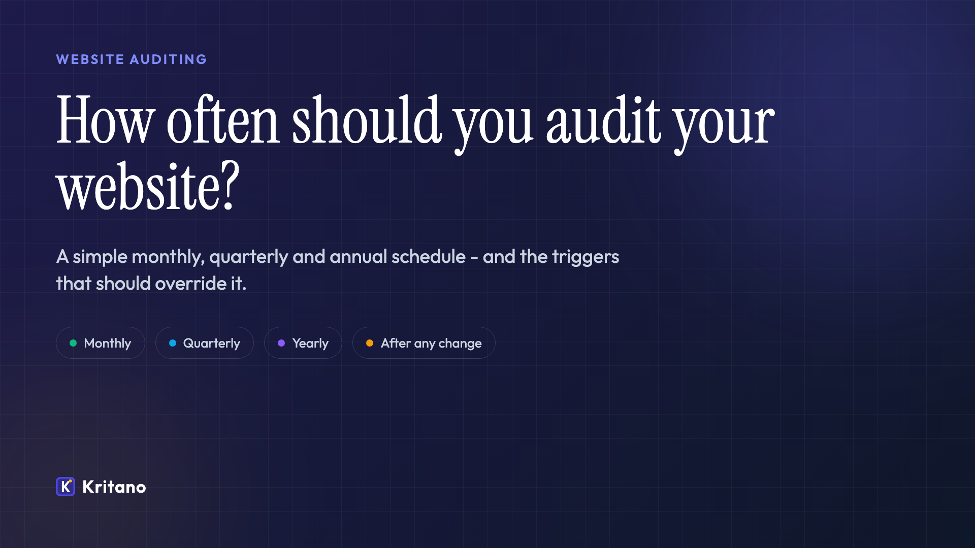 Featured image for How Often Should You Audit Your Website? (2026 Guide)